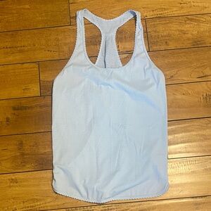 Lululemon Light Blue Racerback Tank Top